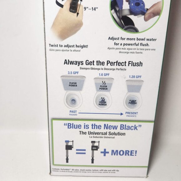 Fluidmaster 400H-002 Performax Universal Toilet Fill Valve High Performance Tank - Picture 8 of 11